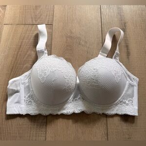Elegant White Lace Bra